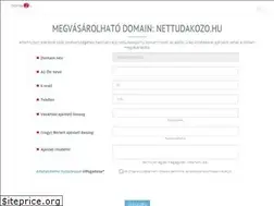 Sites similar to nettudakozo.hu