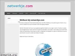 Sites similar to netwerkje.com