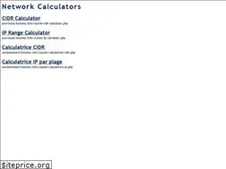 Sites similar to networkcalculator.ca