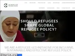 Sites similar to networkforrefugeevoices.org