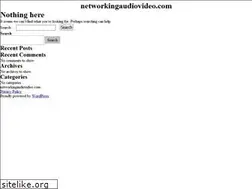 Sites similar to networkingaudiovideo.com