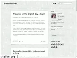 Sites similar to networkmacgyver.ca