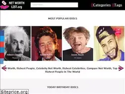 Sites similar to networthlist.org
