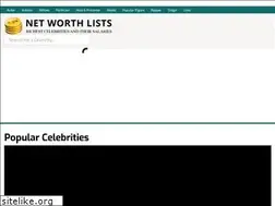 Sites similar to networthlists.com
