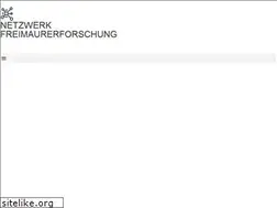 Sites similar to netzwerk-freimaurerforschung.de