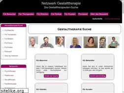 Sites similar to netzwerk-gestalttherapie.de
