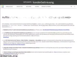 Sites similar to netzwerk-kinderbetreuung.ch