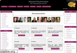 Sites similar to netzwerk-psychoanalyse.de