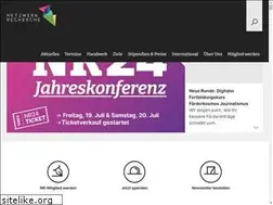 Sites similar to netzwerk-recherche.de