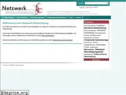 Sites similar to netzwerk-weiterbildung.info