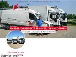 Sites similar to neubauer-transport.de