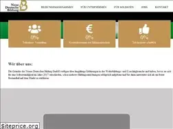 Sites similar to neue-deutsche-bildung.de