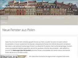 Sites similar to neue-fenster-aus-polen.de