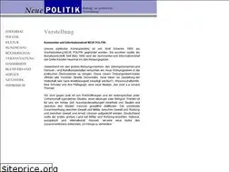 Sites similar to neuepolitik.com