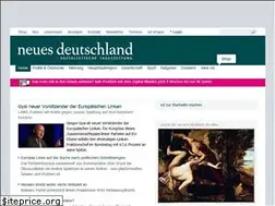 Sites similar to neues-deutschland.de