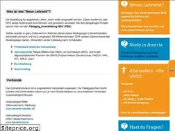Sites similar to neues-lehramt.at