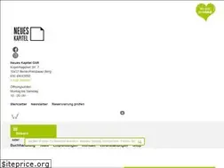 Sites similar to neueskapitel.de