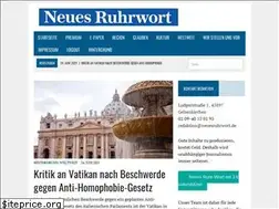Sites similar to neuesruhrwort.de
