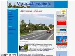 Sites similar to neugattersleben.de