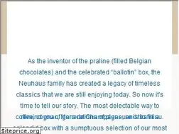 Sites similar to neuhauschocolate.com