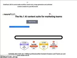 Sites similar to neuroflash.com
