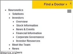 Sites similar to neuronetics.com
