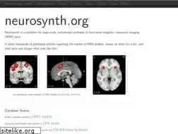 Sites similar to neurosynth.org