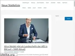 Sites similar to neustadtliste.de