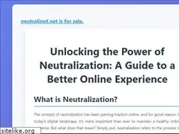Sites similar to neutralized.net