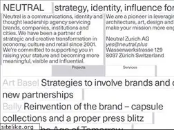 Sites similar to neutralzurich.com