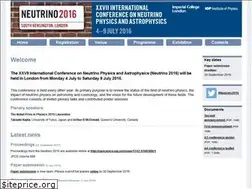 Sites similar to neutrino2016.iopconfs.org