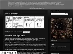 Sites similar to neutrinodreaming.blogspot.com