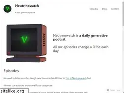 Sites similar to neutrinowatch.org