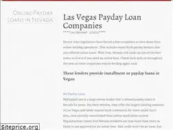 Sites similar to nevadapaydaylenders.com