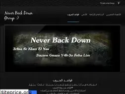 Sites similar to neverbackdownweb.weebly.com