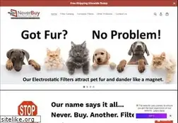 Sites similar to neverbuyanotherfilter.com