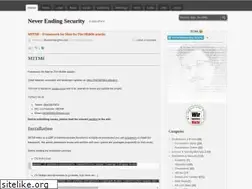 Sites similar to neverendingsecurity.wordpress.com