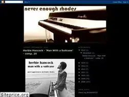 Sites similar to neverenoughrhodes.blogspot.com