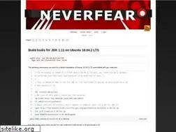 Sites similar to neverfear.org