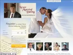 Sites similar to nevermarrieddating.com