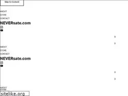 Sites similar to neversate.com
