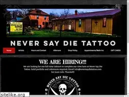 Sites similar to neversaydietattoo.com