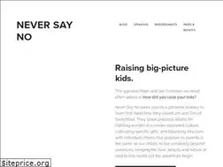 Sites similar to neversayno.co