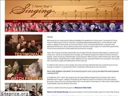 Sites similar to neverstopsinging.org