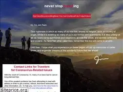 Sites similar to neverstoptraveling.com