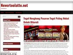 Sites similar to nevertoolatte.net