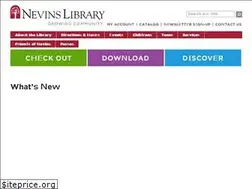Sites similar to nevinslibrary.org