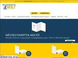 Sites similar to nevjegykartyabolt.hu