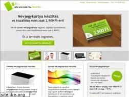 Sites similar to nevjegykartyakeszites.hu
