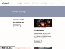 Sites similar to nevnaplo.hu